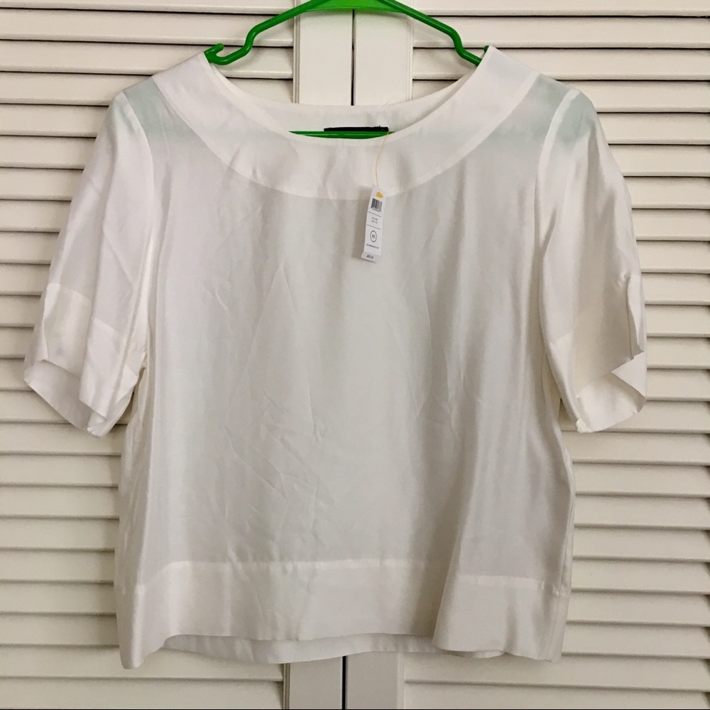 NWT Silk boat neck top by Kate Spade Saturday